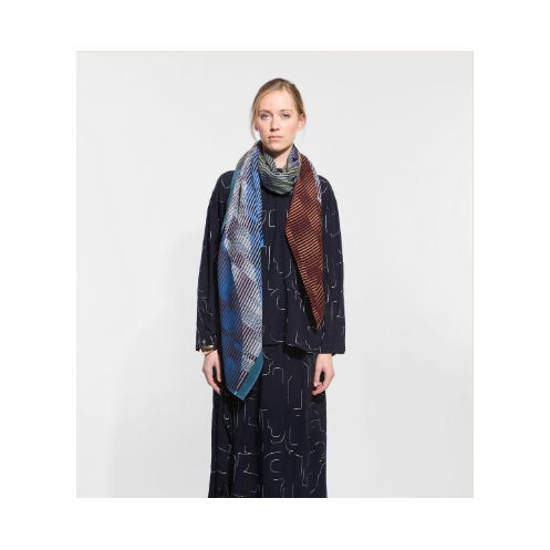 FOULARD CADENCE BLEU